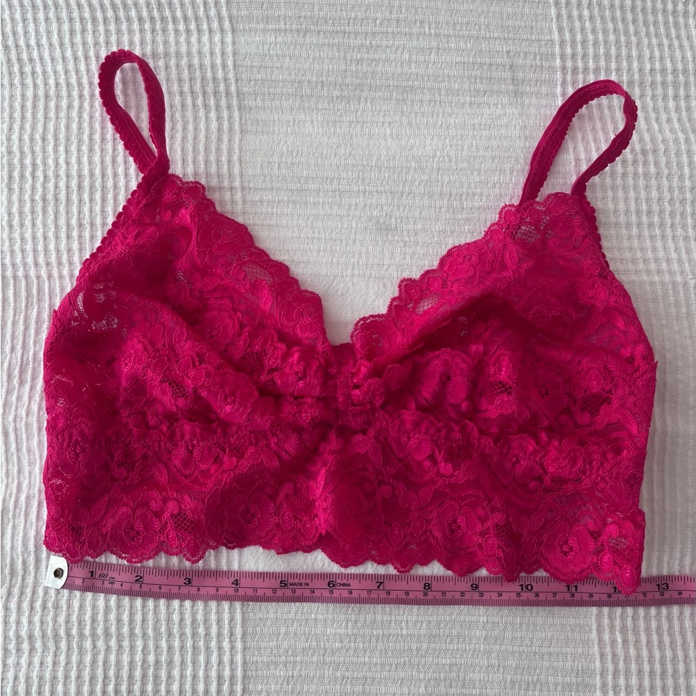 Hot Pink Crochet Bralette